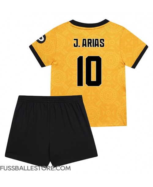 Günstige Wolves Jhon Arias #10 Heimtrikotsatz Kinder 2025-26 Kurzarm (+ Kurze Hosen) Günstige Wolves Jhon Arias #10 Heimtrikotsatz Kinder 2025-26 Kurzarm (+ Kurze Hosen)